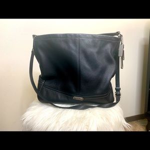 Black coach hobo bag